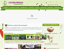 Tablet Screenshot of anandabhavan.com